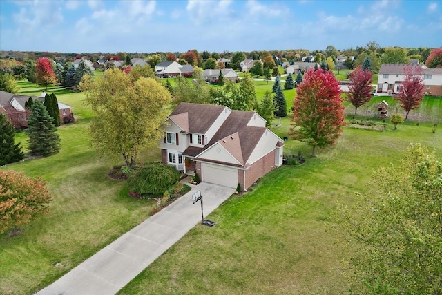 9009 N Pheasant Ridge Ln, Saline, MI 48176 - aerial perspective of suburban area