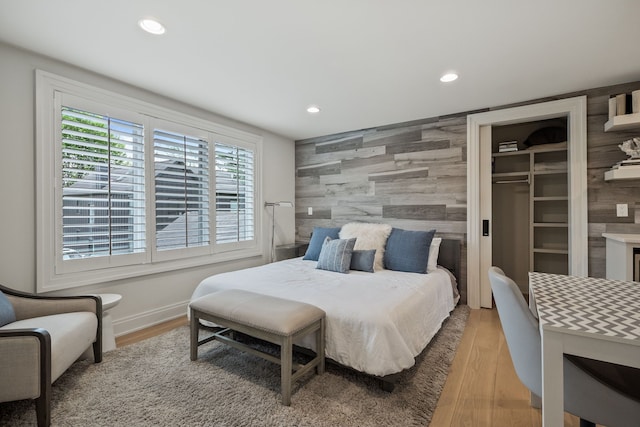 628 Watkins St, Birmingham, MI 48009 - bedroom featuring recessed lighting and wood finished floors