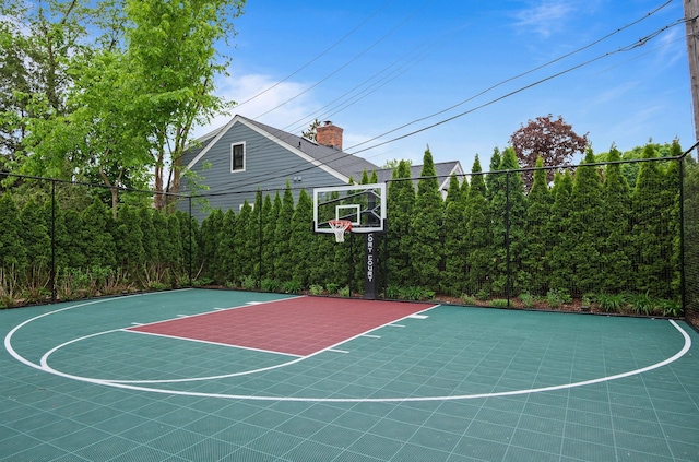 628 Watkins St, Birmingham, MI 48009 - view of sport court with basketball court