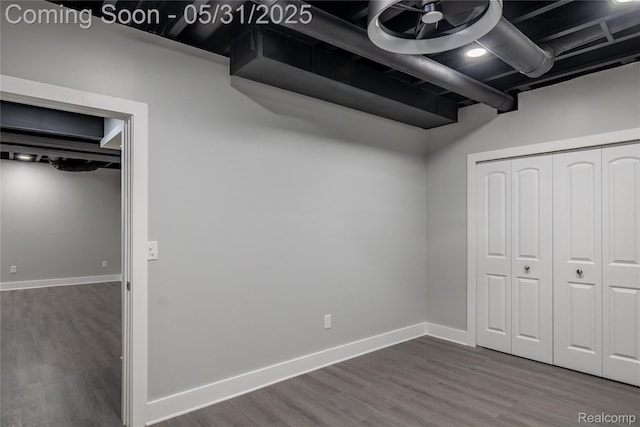 24180 Liberty Hill Dr, Farmington, MI 48336 - finished basement featuring wood finished floors and baseboards