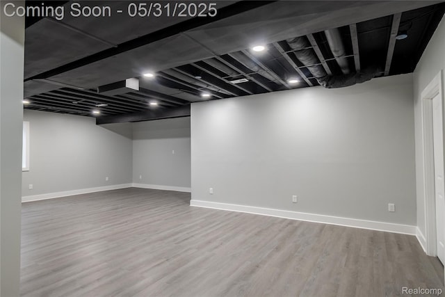 24180 Liberty Hill Dr, Farmington, MI 48336 - finished basement with wood finished floors and baseboards