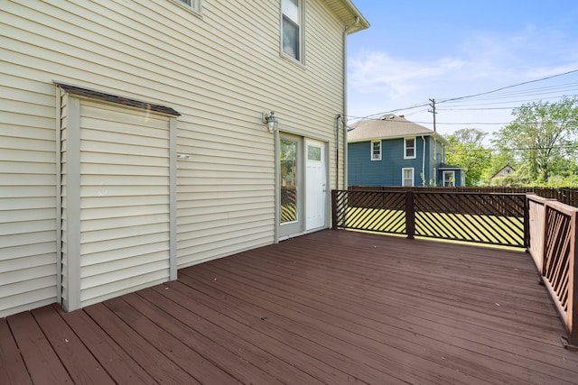 view of deck