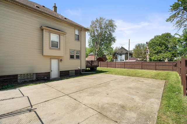 rear view of house with a patio area