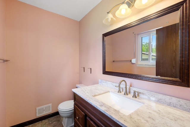 25679 Cloie Dr, Warren, MI 48089 - half bathroom featuring toilet and vanity