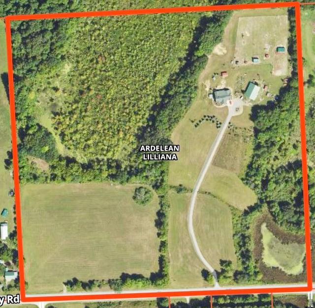 4435 Imlay City Rd, Attica, MI 48412 - map / location featuring property parcel outlined