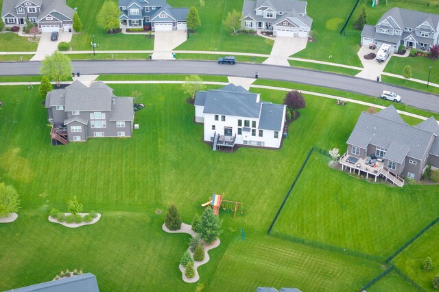 3280 Amtrak Dr SW, Byron Center, MI 49315 - aerial perspective of suburban area