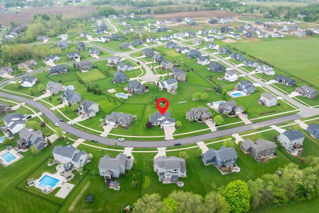 3280 Amtrak Dr SW, Byron Center, MI 49315 - aerial overview of property's location featuring nearby suburban area