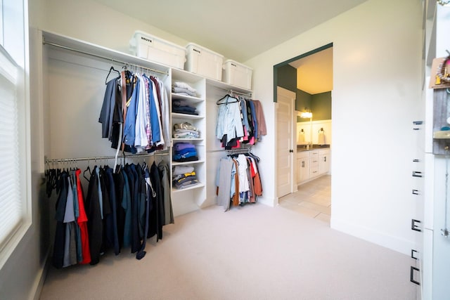 3280 Amtrak Dr SW, Byron Center, MI 49315 - walk in closet with carpet floors and tile patterned flooring