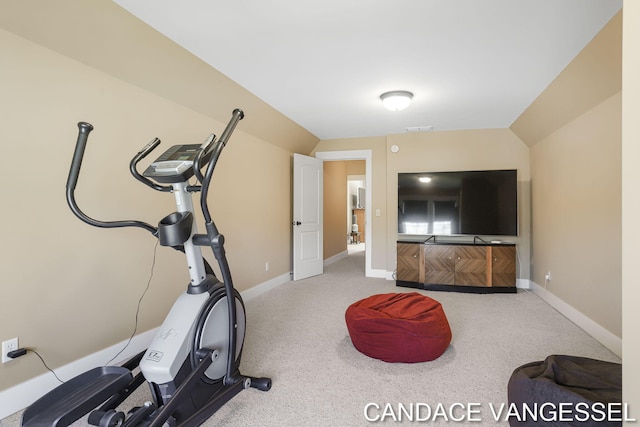 2429 Shears Crossing Ct NE, Grand Rapids, MI 49525 - exercise room featuring carpet and baseboards