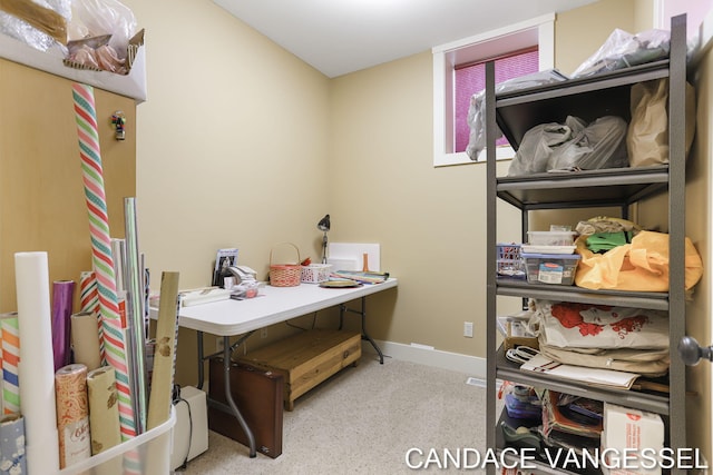 2429 Shears Crossing Ct NE, Grand Rapids, MI 49525 - carpeted home office featuring baseboards
