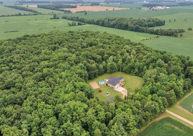 5856 Peck Rd, Brown City, MI 48416 - overview of rural landscape with large plots for crops