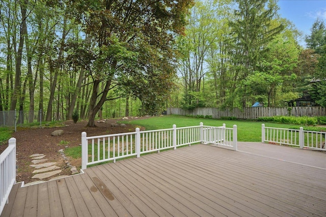 1558 Sylvan Glen Rd, Okemos, MI 48864 - view of wooden terrace