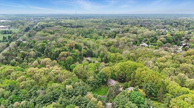 1558 Sylvan Glen Rd, Okemos, MI 48864 - aerial view of property's location with a forest