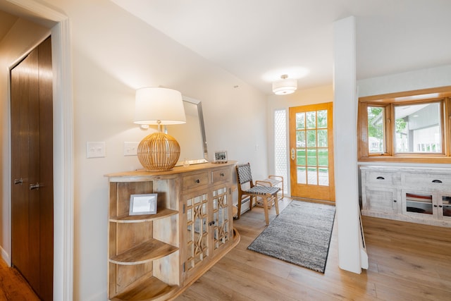 27607 Elba Dr, Grosse Ile, MI 48138 - foyer with wood finished floors