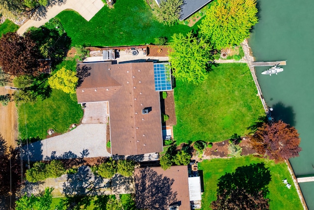 27607 Elba Dr, Grosse Ile, MI 48138 - view from above of property featuring a nearby body of water