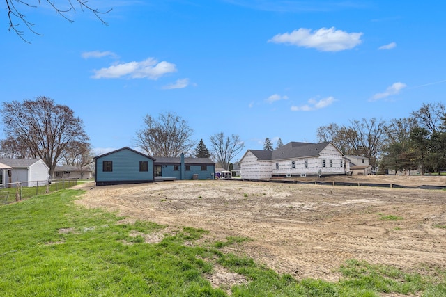 38501 Winkler St, Harrison Township, MI 48045 - rear view of property featuring fence and a residential view