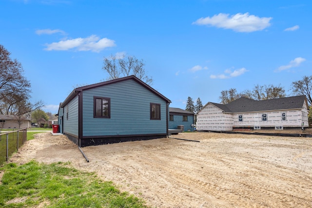 38501 Winkler St, Harrison Township, MI 48045 - rear view of property with fence