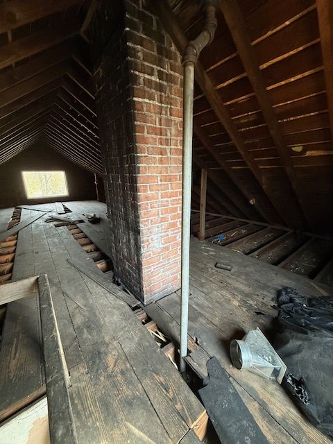 15779 Alden St, Detroit, MI 48238 - view of unfinished attic