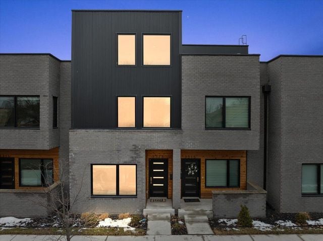 3313 Cochrane St, Detroit, MI 48208 - view of front of property with brick siding