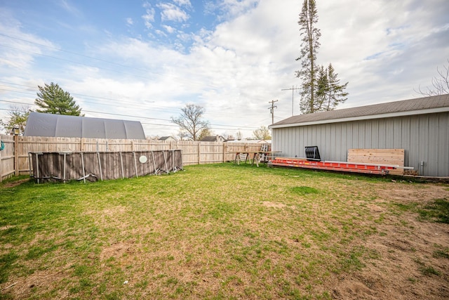 505 S Cherry St, Kalkaska, MI 49646 - view of yard