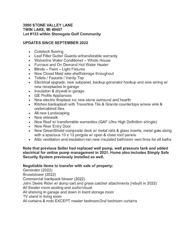 view of a document