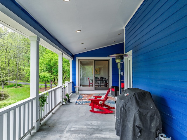 1355 W Buell Rd, Oakland, MI 48363 - view of patio / terrace with covered porch