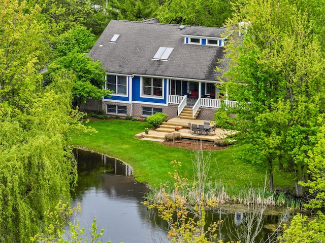 1355 W Buell Rd, Oakland, MI 48363 - view of subject property with a nearby body of water