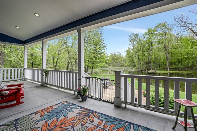 1355 W Buell Rd, Oakland, MI 48363 - balcony featuring covered porch