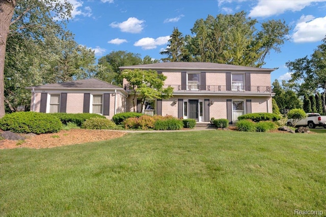 5116 Mohr Valley Ln, Bloomfield Hills, MI 48304 - view of front of home with brick siding and a front yard