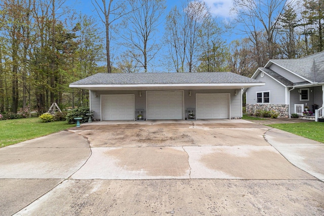 1658 Ridgeview Ct, Ludington, MI 49431 - garage with driveway