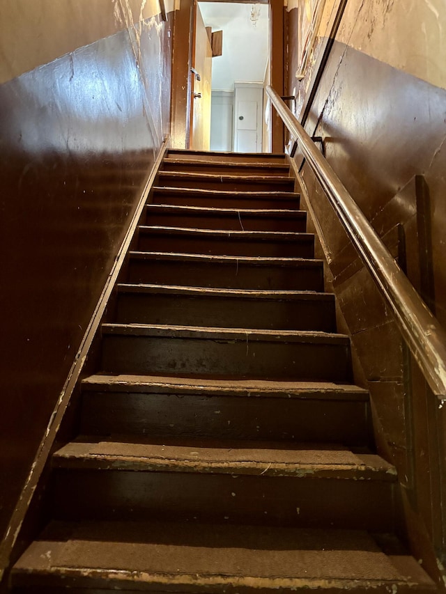 view of staircase