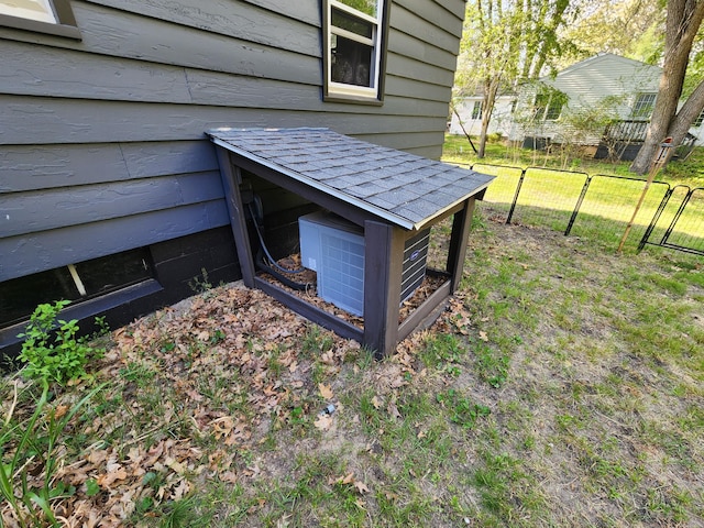exterior view of fence