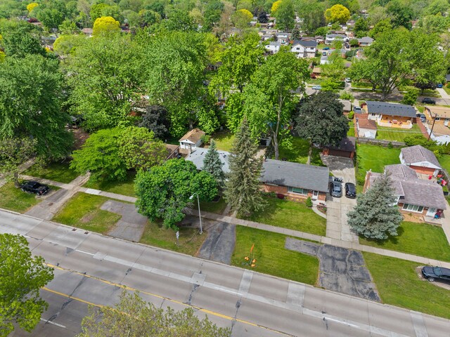 9319 Merriman Rd, Livonia, MI 48150 - aerial perspective of suburban area