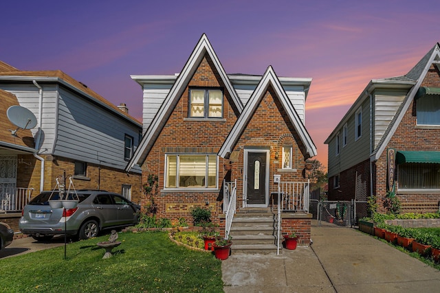 6416 Hartwell St, Dearborn, MI 48126 - tudor house with brick siding