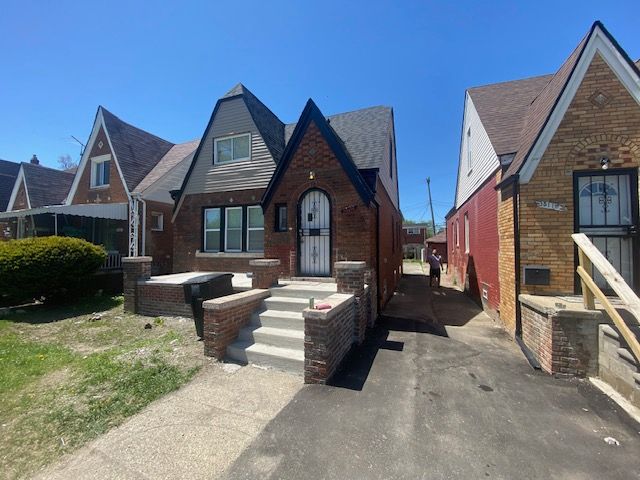15113 Prest St, Detroit, MI 48227 - tudor home featuring brick siding