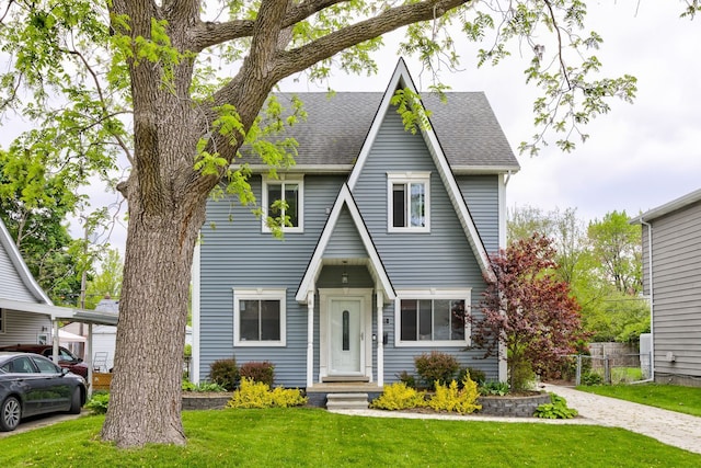 2230 Princeton Rd, Berkley, MI 48072 - a-frame style home featuring a shingled roof