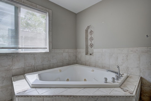 2230 Princeton Rd, Berkley, MI 48072 - full bath featuring plenty of natural light and a whirlpool tub