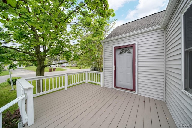 1107 Sunset Dr, Tecumseh, MI 49286 - view of deck