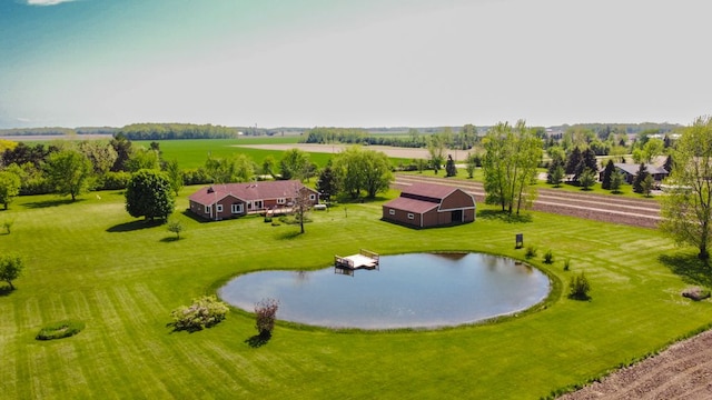 34699 Fuerstenau Rd, Richmond, MI 48062 - overview of rural landscape with a nearby body of water