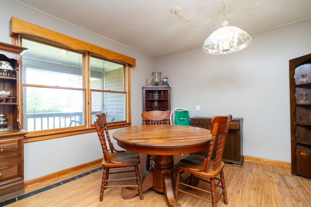 34699 Fuerstenau Rd, Richmond, MI 48062 - dining room featuring light wood-type flooring and baseboards