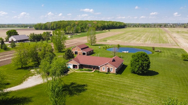 34699 Fuerstenau Rd, Richmond, MI 48062 - aerial view of sparsely populated area with a nearby body of water
