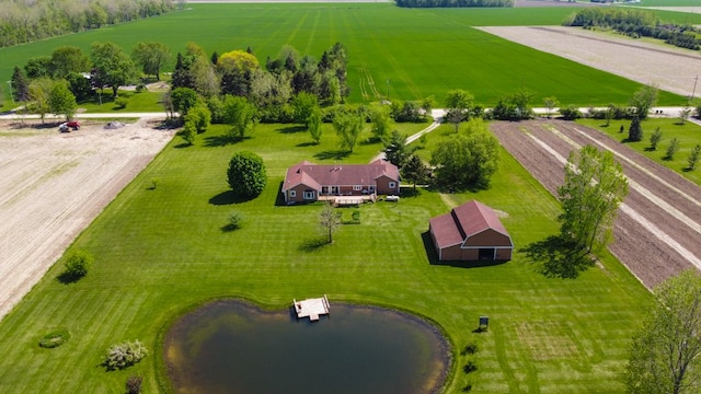 34699 Fuerstenau Rd, Richmond, MI 48062 - overview of rural landscape featuring a nearby body of water