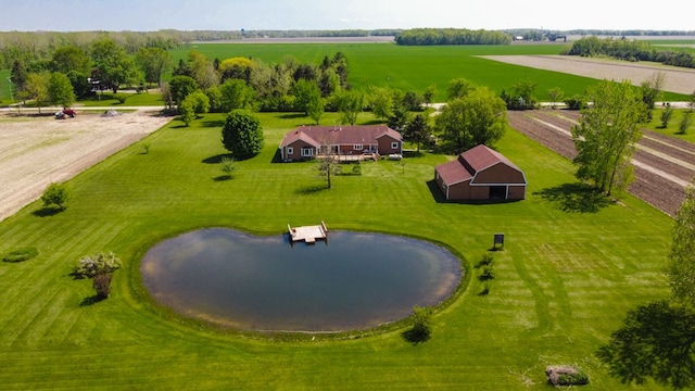 34699 Fuerstenau Rd, Richmond, MI 48062 - aerial view of sparsely populated area with a large body of water