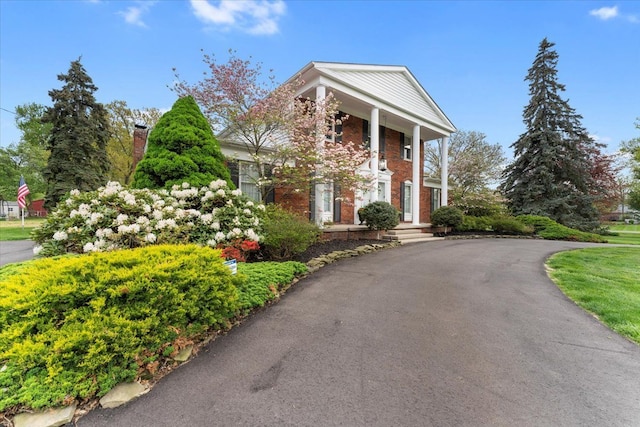 28605 Southpointe Rd, Grosse Ile, MI 48138 - neoclassical / greek revival house with brick siding