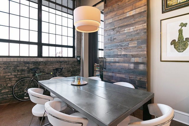 3434 Russell St Unit 28-205, Detroit, MI 48207 - dining space with baseboards