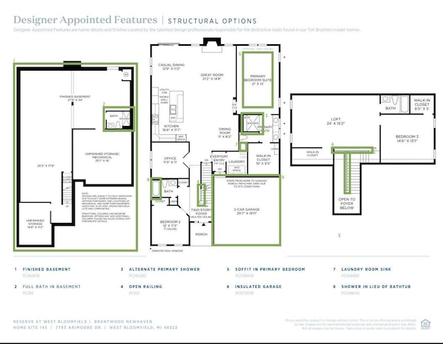 7783 Arimoore Dr, West Bloomfield, MI 48322 - property floor plan