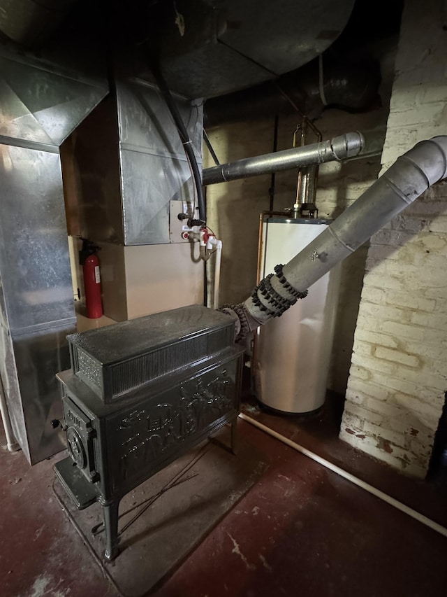 1627 S M-52 Hwy, Owosso, MI 48867 - utilities featuring gas water heater
