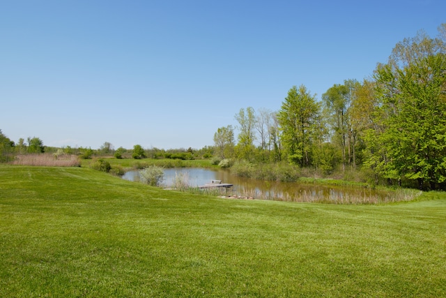 23049 27 Mile Rd, Ray, MI 48096 - view of grassy yard with a water view