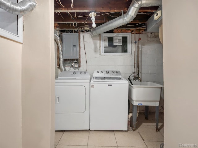 6010 Hartwell St, Dearborn, MI 48126 - washroom with washing machine and clothes dryer and electric panel