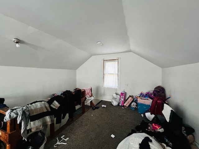 11329 Minock St, Detroit, MI 48228 - additional living space featuring lofted ceiling, carpet floors, and baseboards